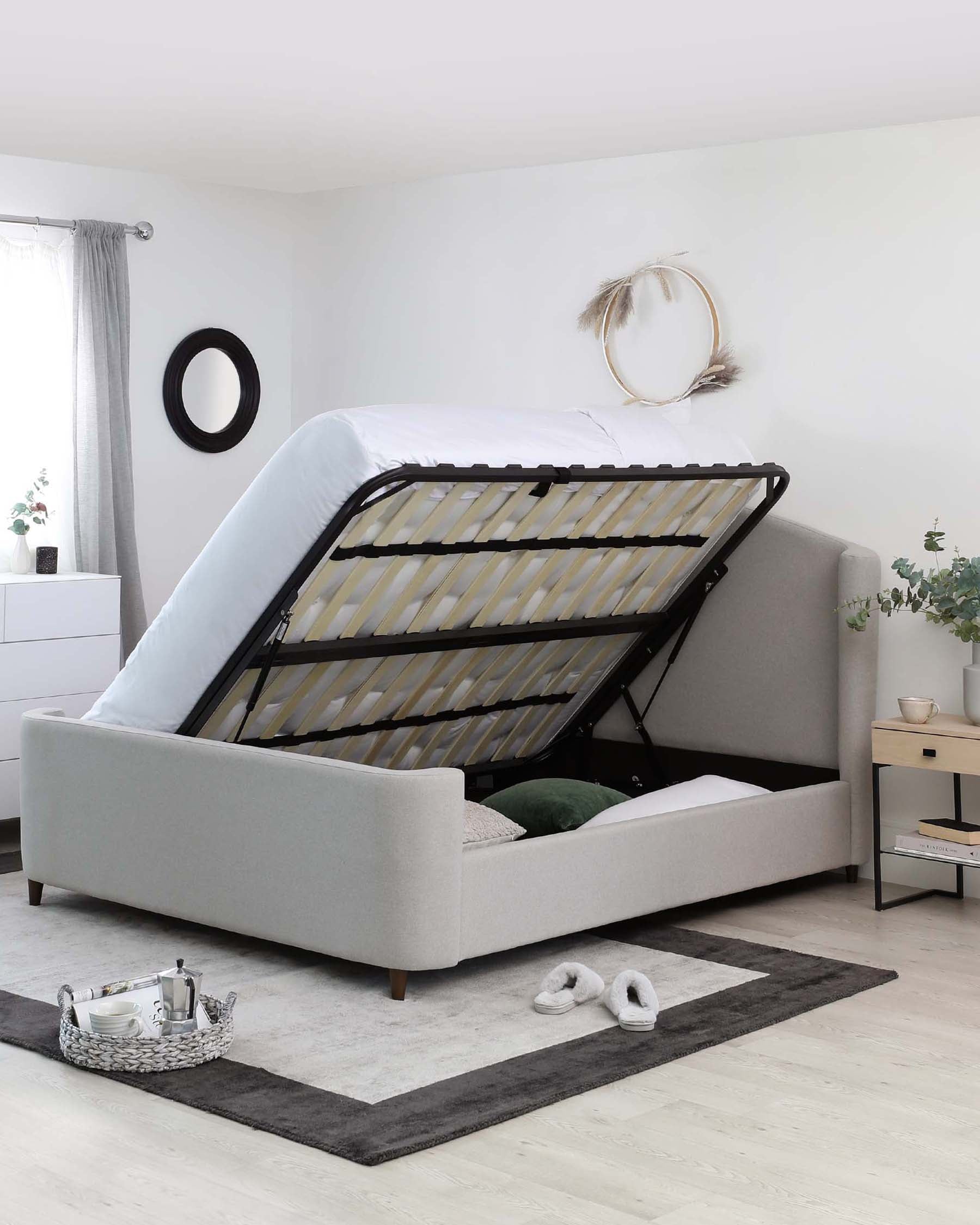 Bed with on sale light underneath