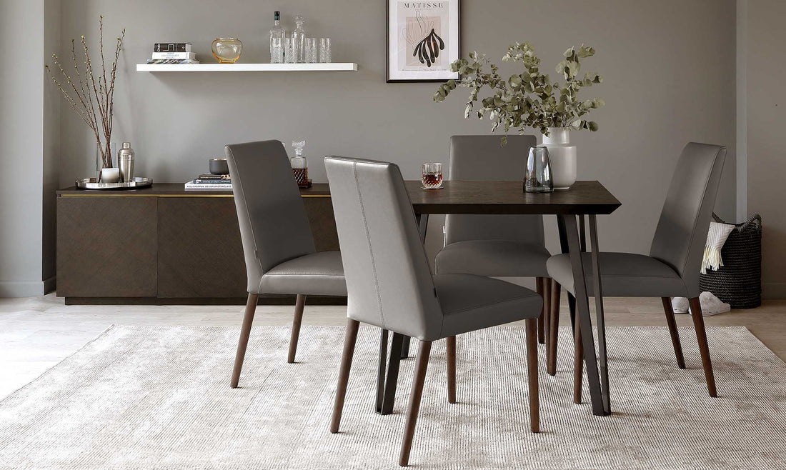 Take a Look at our New Range of Stylish, Contemporary Real Leather Dining Chairs