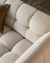 Hayes natural fabric 2 seater sofa