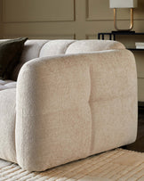 Hayes natural fabric 2 seater sofa