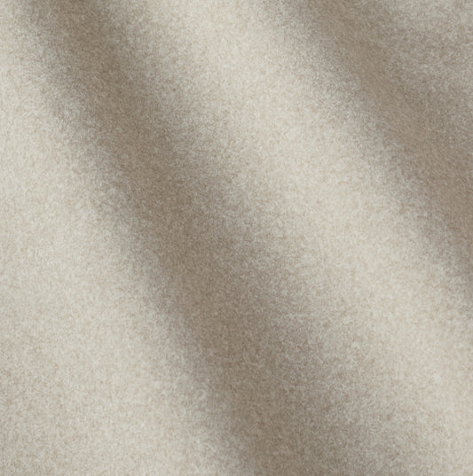 Cream Smooth Plush Fabric