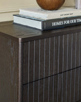 Toronto dark ash chest of drawers