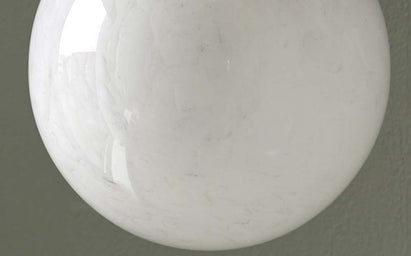 Riley marble look glass wall light