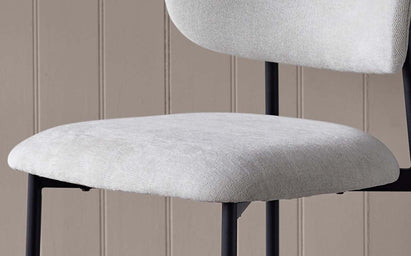 Cree cream fabric barstool