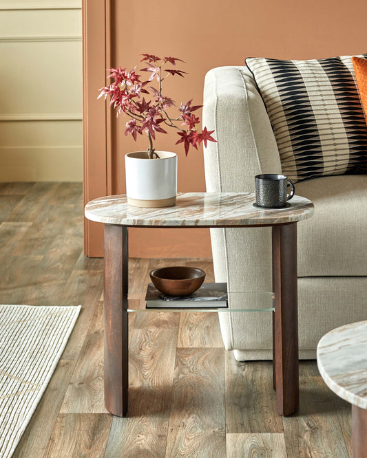 Adalynn marble side table