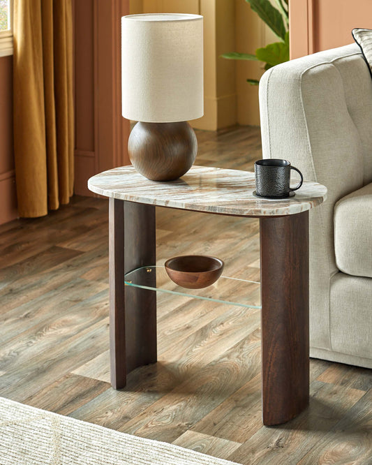 Adalynn marble side table