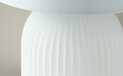 Amalfi Dual-Lit White Table Lamp