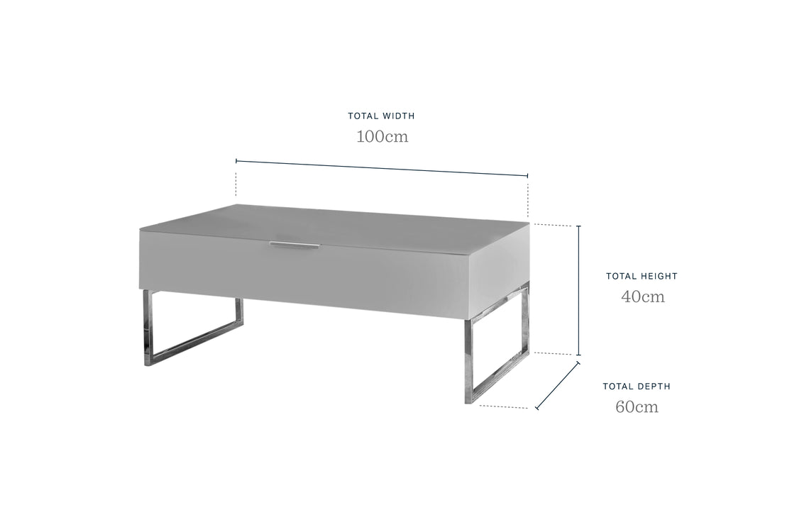 Aspen Grey Coffee Table