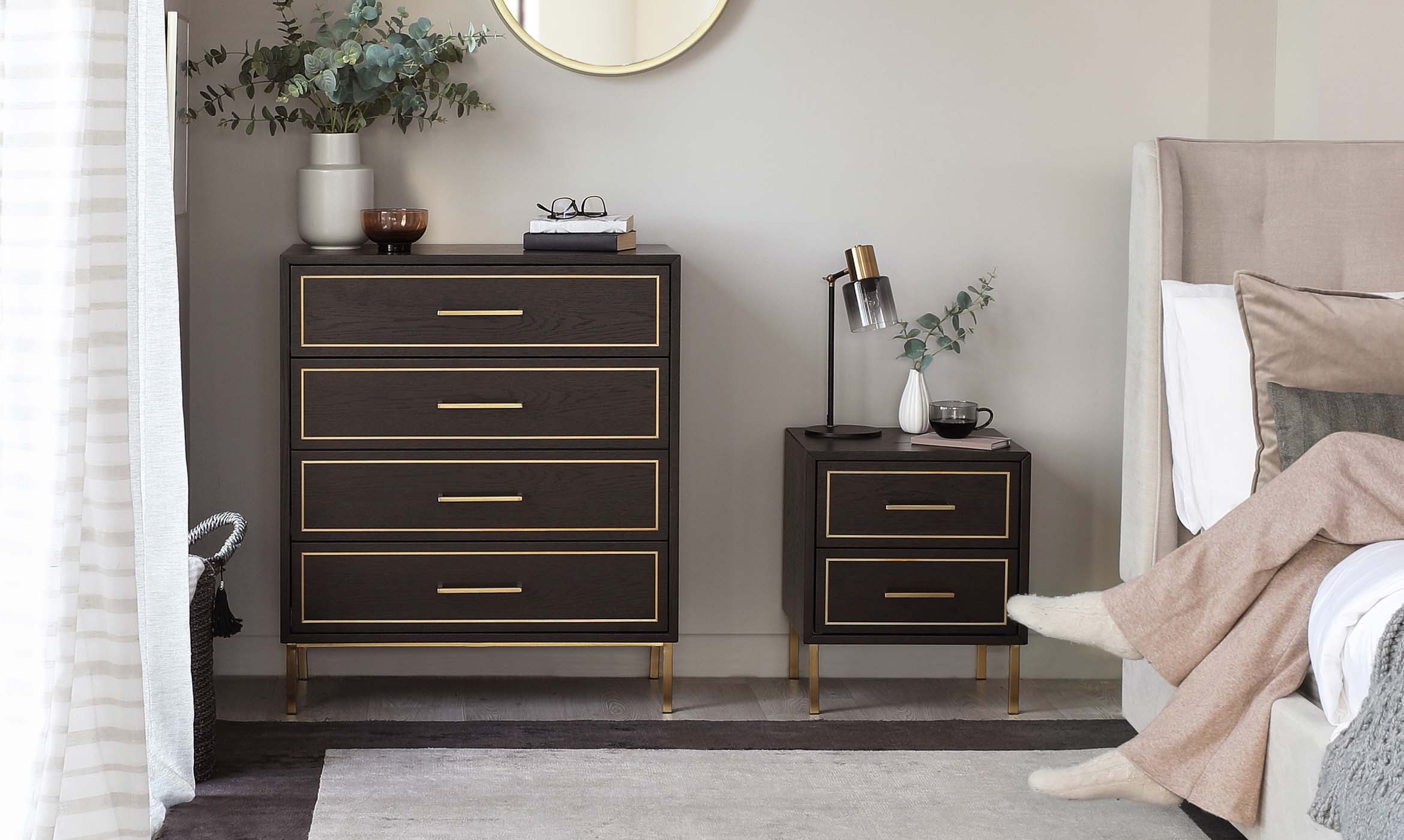 Barton Dark Oak Chest Of Drawers