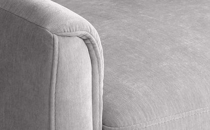 Brooks Light Grey Fabric Armchair