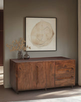 Bryce dark mango wood sideboard