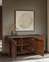 Bryce dark mango wood sideboard