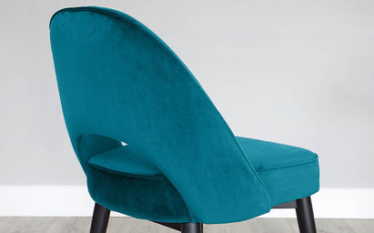 Clover Dark Teal Velvet Dining Chair (Sold in pairs)