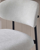 Cree cream fabric barstool