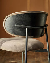 Cree mocha velvet dining chair (Sold in pairs)