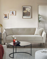 erin 3 seater sofa cosy velvet champagne