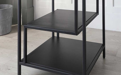 Finley Black Metal Side Table