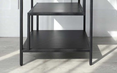 Finley Black Metal Side Table