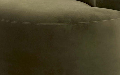 Gianna olive green velvet 2 seater sofa