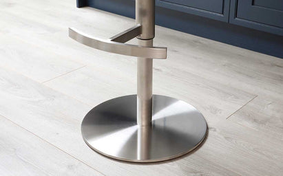 Harper Champagne Velvet Gas Lift Bar Stool