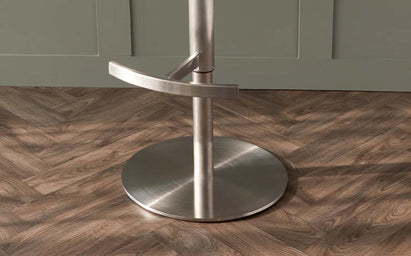 Harper Light Grey Faux Leather Barstool