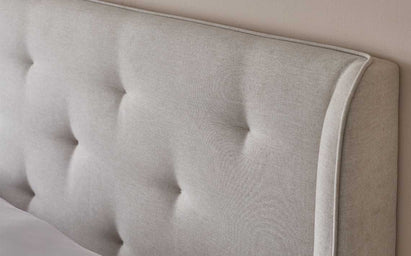 Lenora Cream Fabric King Size Headboard