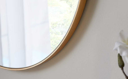 Malva Medium Wall Mirror Gold