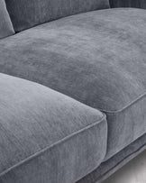 Margot dark grey fabric 3 seater sofa