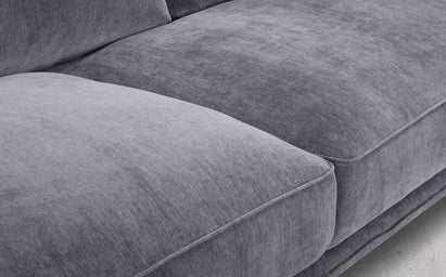 Margot dark grey fabric 3 seater sofa