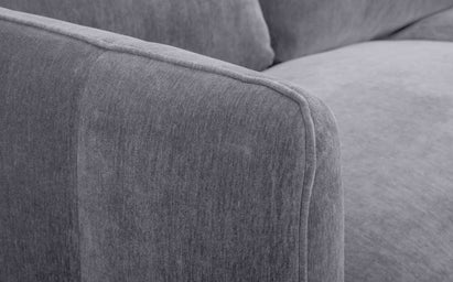 Margot dark grey fabric 3 seater sofa