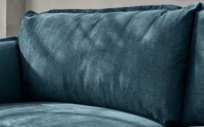 Otto Dark Blue Chenille 3 Seater Sofa