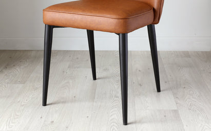 Serena Tan Faux Leather Dining Chair(Sold in pairs)