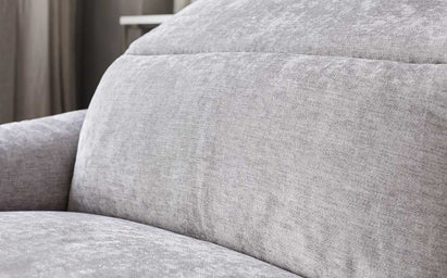 Serene Grey Fabric 2 Seater Recliner Sofa