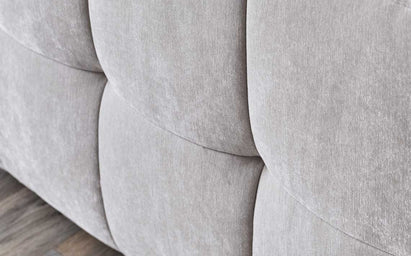 Skye light grey fabric large corner sofa