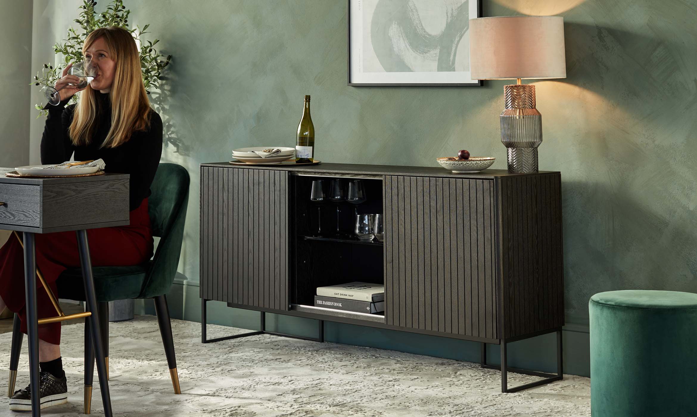 Toronto Dark Ash Sideboard