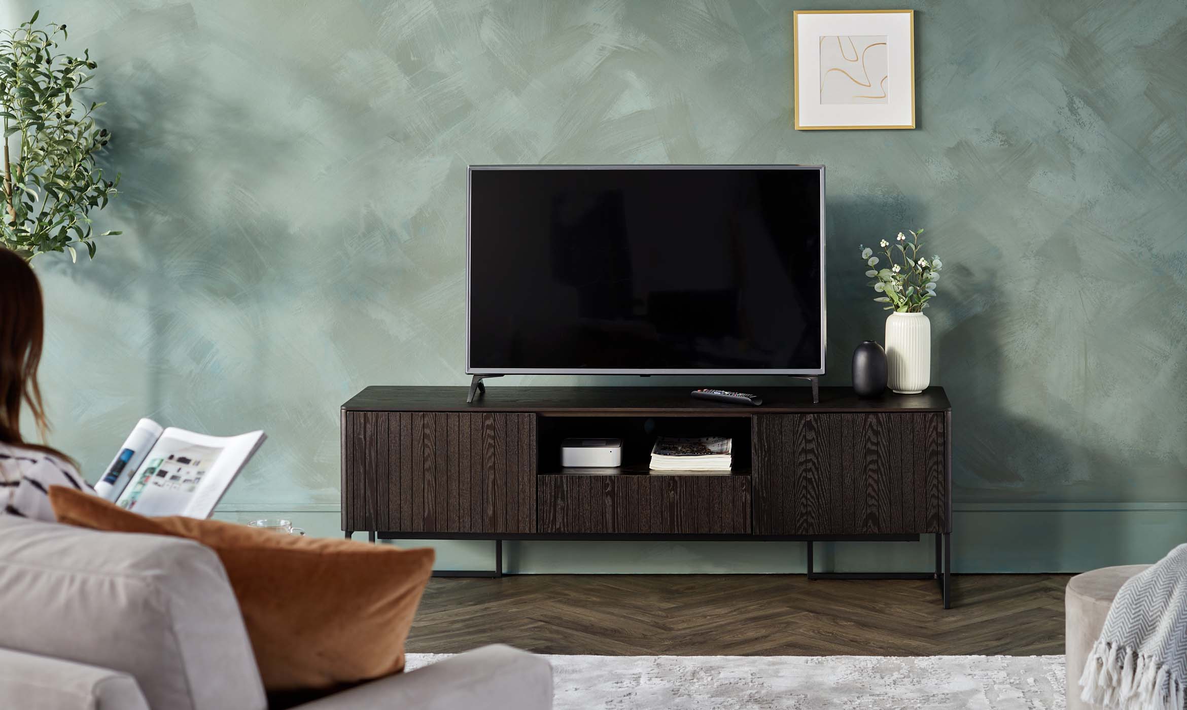 Toronto Dark Ash TV Stand