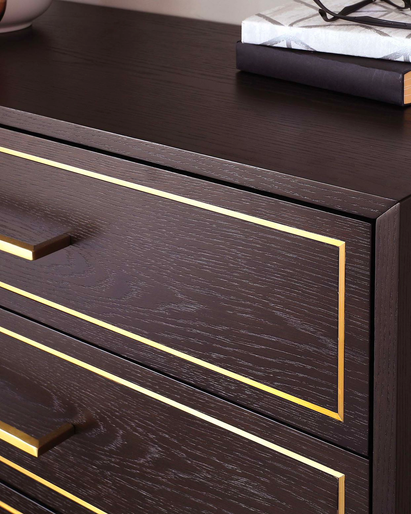 Barton Dark Oak Chest Of Drawers