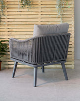 ivy garden armchair mid grey