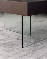 aria small coffee table dark