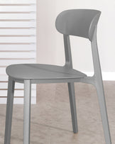 rosa garden chair dark grey