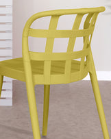 skye garden chair mustard yellow