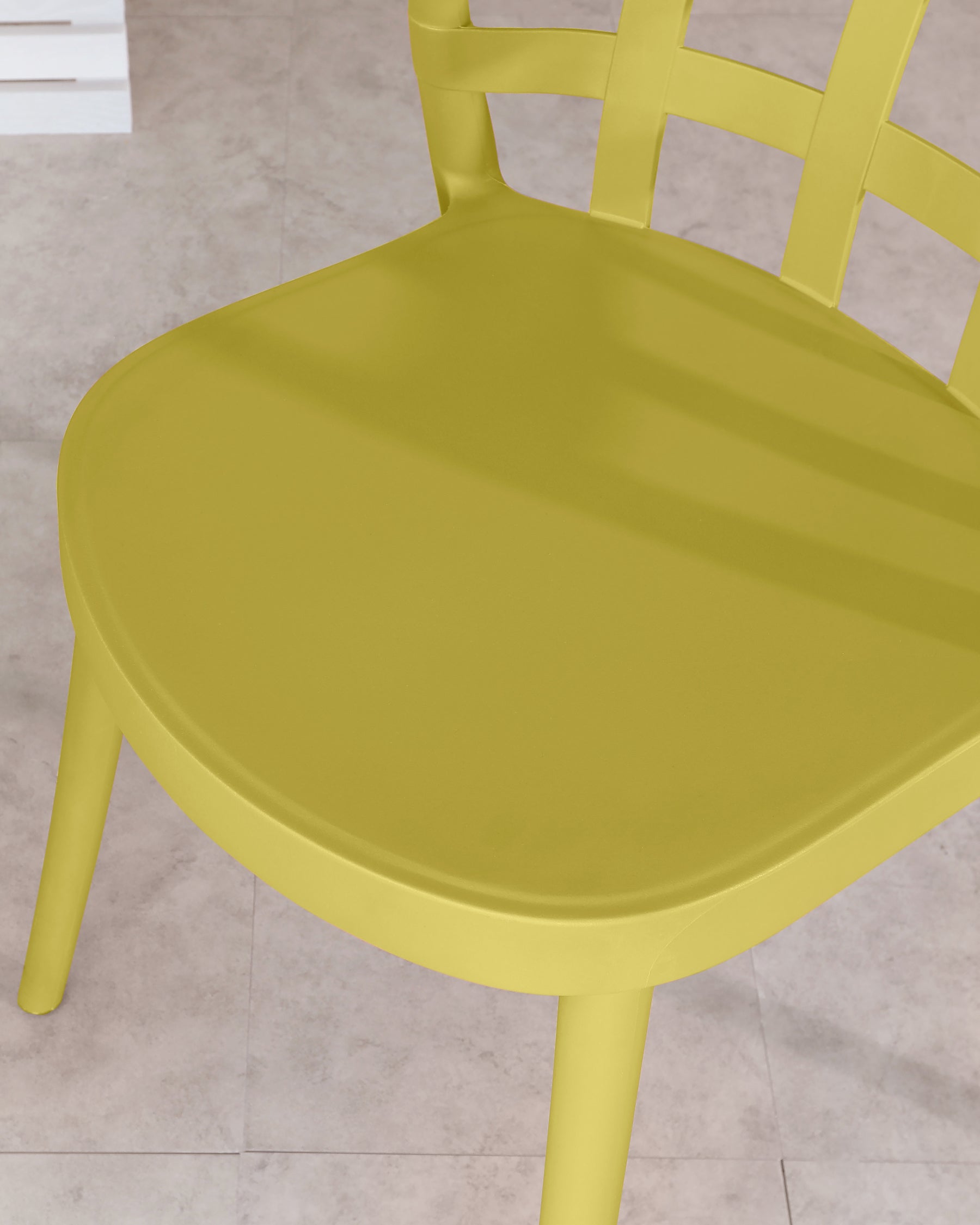 skye garden chair mustard yellow