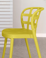 skye garden chair mustard yellow