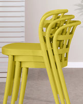 skye garden chair mustard yellow