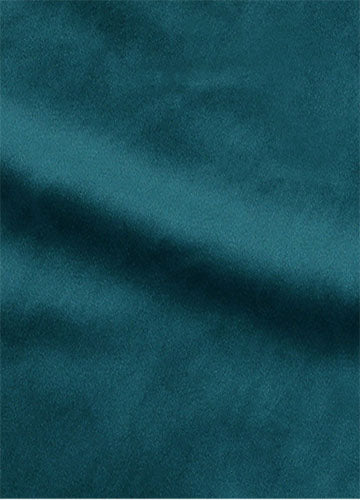 swatch dark teal plush velvet